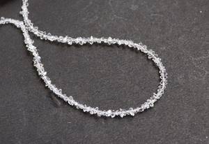 Perles de quartz diamant Herkimer blanc clair AAA Plus, 3 à 3,5 mm, pierres précieuses de quartz diamant, pierres brutes Herkimer naturelles - Product Image 3
