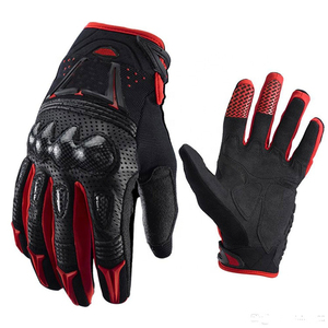 Gants de moto en cuir personnalisés de haute qualité, compatibles écran tactile, fonctionnels pour les sports de plein air et la conduite de moto, vente en gros - Product Image 5