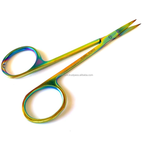 กรรไกรตัดผมแบบแมนนวลขนาด 4.5 นิ้ว รุ่น SuperCut หลากสีรุ้ง |   เครื่องมือผ่าตัดความแม่นยำสูง สแตนเลสสตีล โรงพยาบาลเดโบเนียรี - Product Image 2