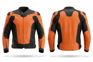 Chaqueta de Motociclista de Cuero Genuino con Paneles de Malla, Último Modelo, Elegante, Equipo de Protección Premium para Motociclistas, Ropa Exterior Moderna para Moto, OEM - Product Image 4