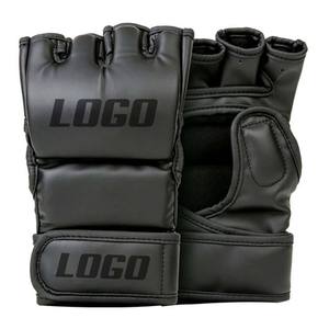 ถุงมือ MMA สำหรับนักมวยอาชีพ แบบเปิดนิ้ว สำหรับฝึกซ้อมมวยไทย บราซิลเลี่ยนยิวยิตสู คิกบ็อกซิ่ง รับผลิตตามแบรนด์ OEM - Product Image 4