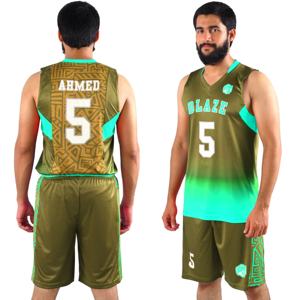 Blaze Fight Wear <b>Basketball</b> UniformOEM Custom High Quality Bsci Summer <b>Basketball</b> Shorts Unisex Adult Breathable Plus <b>Size</b> Sets - Product Image 1