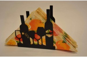Handmade napkin holder handcrafted napkin holder custom napkin holder personalized napkin holder tabletop napkin holder standing - Product Image 3