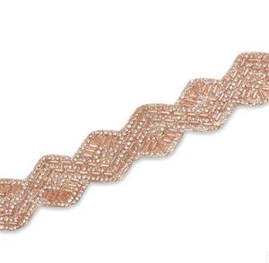 Tela de Encaje Bordado de Alta Calidad, Algodón y Poliéster, Borde de Encaje Floral para Vestido de Novia, Accesorios de Alta Costura - Product Image 1