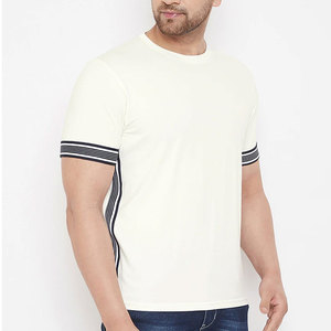 เสื้อยืดผู้ชายโลโก้เรียบง่ายผ้าฝ้ายลำลองฤดูร้อนระบายอากาศได้ดีผ้านุ่มทันสมัยสไตล์สตรีทแขนสั้น - Product Image 3