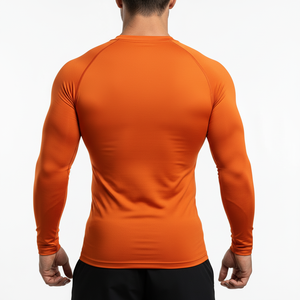 Chemise de compression pour homme, entraînement athlétique, évacuation de la transpiration, coupe ajustée - Product Image 2