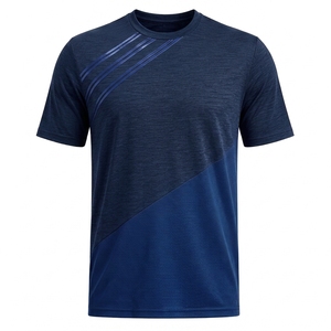 Camisetas Formales Extra Grandes para Hombre, Transpirables, de Poliéster/Algodón, Cuello Redondo, Manga Corta, Secado Rápido, Tejido de Punto, Color Sólido, Precio al por Mayor - Product Image 6