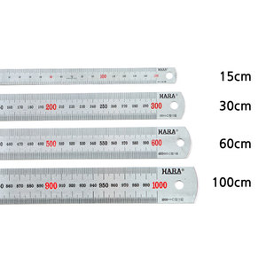 ไม้บรรทัดโลหะตรง 30 ซม. ผลิตในเกาหลี เครื่องมือวัดสำหรับงานครัว - Product Image 2