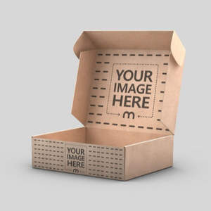 Custom Corrugated Cardboard Mailer <b>Boxes</b> for Underwear & Socks Packaging <b>Recycled</b> Kraft Shipping <b>Boxes</b> with Logo Wholesale - Product Image 1