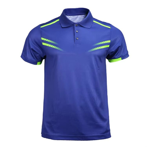 Camiseta Deportiva de Manga Corta con Cuello Redondo, 100% Poliéster, Secado Rápido, Transpirable, con Logotipo Personalizado, para Hombre y Mujer, para Tenis de Mesa y Bádminton - Product Image 2