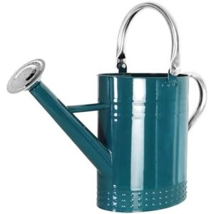 Modern <b>Metal</b> Watering Can <b>for</b> Indoor Plants & Outdoor Garden, Long Spout Galvanized Iron Plant Waterer with Ergonomic Dual Pot - Product Image 1