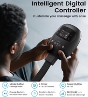 Masseur pour les pieds et les jambes, bottes de compression d'air à 5 chambres, contrôle du temps réglable, prise EU, AS ALL STAR CE