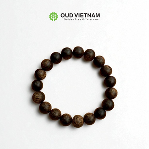กำไลข้อมือลูกปัดไม้กฤษณาธรรมชาติ เวียดนาม ไม้กฤษณาใต้น้ำ ขายส่ง ของขวัญองค์กร B7-035 - Product Image 5