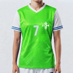 Nueva Camiseta de Fútbol Verde con Logotipo Blanco para Mujer, Corte Regular, Cierre de Tirantes, Manga Corta, Estampado Sublimado RIVIAN ATLANTIC - Product Image 1