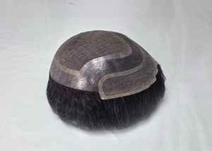 Toupee para Hombre Taz Hair, Peluca de Cabello Humano 100%, Densidad 60%-150%, Cabello Remy Indio, Resistente al Agua, Suave, Ondulado Profundo - Product Image 3