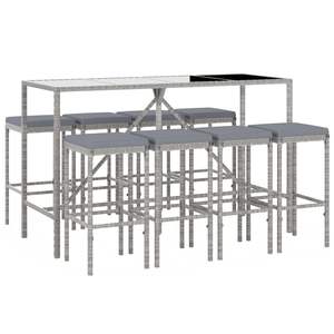 Conjunto de Bar para Jardín en Gris y Negro - Product Image 3