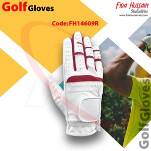 Venta al por mayor de guantes de golf de cuero suave de calidad superior de tela elástica personalizada y cómodo ajuste perfecto logotipo personalizado para los hombres - Product Image 3