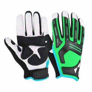 ถุงมือช่างหนังแพะผสมหนังสังเคราะห์ ป้องกันความร้อนและประกายไฟ ทนทานต่อแรงกระแทก สำหรับงานหนัก - Product Image 6