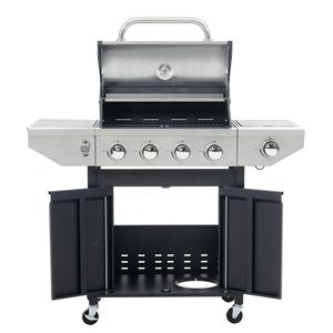 Parrilla de Gas Propano de Acero Inoxidable de 4 Quemadores, 46,500 BTU, para Exteriores, Patio, Jardín, Barbacoa - Product Image 3