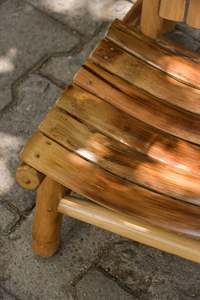 Natural Bamboo Lounge Chair Low Bamboo Chair Outdoor Relax Chair Eco Friendly Bamboo Furniture for Garden Patio Resort - Product Image 3