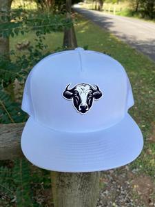 Injae Vina Casquette de camionneur 5 panneaux à bord plat personnalisée Patch brodé Logo Mesh Back Snapback Cap pour vêtements d'extérieur de style occidental OEM - Product Image 5