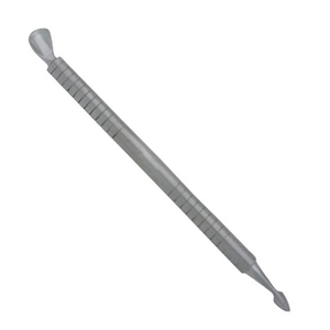 Empujador de Cutículas Profesional de Doble Extremo de Acero Inoxidable con Acabado Satinado, Cuchara Ancha, Herramienta de Precisión para Limpiar Cutículas - Product Image 4