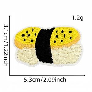 Custom 3D Embroidery Patches Cartoon <b>Animal</b> Design Iron On Sew On Applique Badge for Clothing Hats Bags Canvas Fabric Decoration - Product Image 2