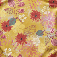 Fleur Aquarelle Cotton Jardin Romantique Cambric The Pastel Meadow Coral Impressionist Fleur Sauvage Prato di Fior