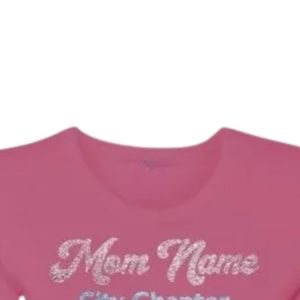 Jack and Jill Mom Pink Graphic Tee Womens <b>Comfortable</b> Cotton Casual Family Event Everyday Matching Wear - Product Image 2