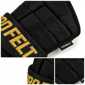 Gants de hockey sur glace professionnels, solides, de couleur unie, personnalisables, pour adultes et jeunes, équipement de protection durable, ajustement confortable, logo personnalisé - Product Image 3