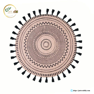 Tapis en jute fait main – Tapis de sol en fibres naturelles écologiques pour la maison, la porte, la cuisine, la salle de bain et l'extérieur – Vente en gros - Product Image 2