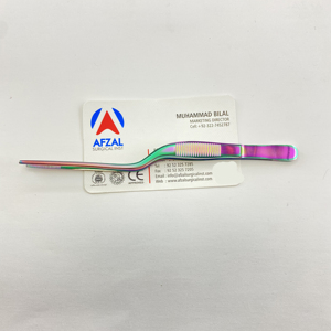 Juego de pinzas para pestañas, puntas dentadas de acero inoxidable, alta calidad, duraderas - Product Image 5