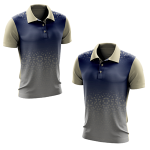 Camiseta Deportiva de Manga Corta para Hombre, Sublimada, 100% Poliéster, de Alta Calidad, Anti-Pilling, Transpirable, para Golf y Tenis - Product Image 6