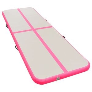 Colchoneta Inflable de Gimnasia con Bomba, 315"x39.4"x3.9", PVC Rosa, Equipamiento y Accesorios de Gimnasia - Product Image 2