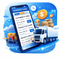 Desarrollo de Aplicaciones Avanzadas para Reserva de Camiones con Rastreo en Tiempo Real, Emparejamiento de Carga y Gestión Inteligente de Flotas - Compatible con Internet y MAC