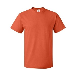 Men's Solid Color Cotton <b>T</b>-<b>Shirt</b> Short Sleeve O-Neck Regular Fit Casual Canvas Knitted Pattern Front Eco-Friendly Breathable - Product Image 2