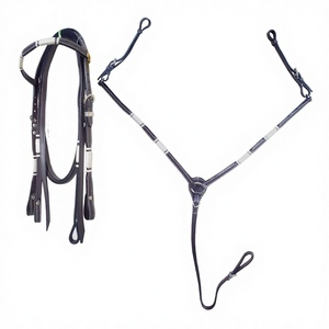 Productos de cuero Premium para caballos de Argentina, banda para cejas de punto de cuero crudo, correas laterales, cuello para cabeza de caballo, fabricante superior - Product Image 1