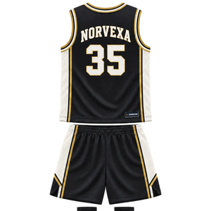 Custom <b>Mens</b> <b>Navy</b> Red Basketball Uniform Set V Neck Sleeveless Jersey & <b>Shorts</b> Pinstripe Print Team Name Number Wholesale Apparel - Product Image 2