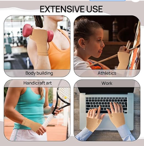 Attelle de compression en cuivre pour poignet, soutien nocturne pour le syndrome du canal carpien, manchon de soutien réglable pour l'arthrite et les douleurs articulaires chez la femme - Product Image 6