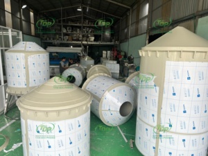 Réservoir de stockage en PP personnalisé, réservoir industriel en polypropylène pour liquides acides et alcalins - Product Image 4