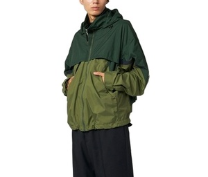 Chaqueta de lluvia cortavientos ligera con cremallera completa para hombre, ropa impermeable transpirable para exteriores personalizada para otoño, ropa impermeable de talla grande - Product Image 3