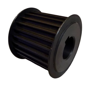 Poulie HTD 8M à couple élevé 25T, poulie HTD 8M GT2, poulie 8MHTD, largeur de courroie personnalisée, alésage personnalisé, alésage de denture personnalisé, moyeu à clavette, bride - Product Image 2