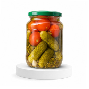 Best Price Factory In Vietnam Natural <b>Pickled</b> Assorty Whole Unpeeled Cucumber and Tomato Customized Pakaging - Product Image 1