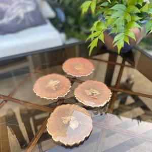 High Quality Eco-Friendly Resin <b>Coasters</b> for Handmade Luxury <b>Coasters</b> Customized Size Color Table Home Hotel Kitchen Classic - Product Image 1