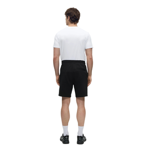 Custom <b>Men</b> Black Sweat <b>Shorts</b> <b>Elastic</b> <b>Waist</b> Drawstring Side Pockets Above Knee Casual Relaxed Fit Private Label Wholesale <b>Shorts</b> - Product Image 2