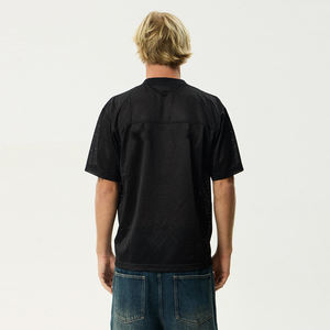 Camiseta Deportiva Personalizada, Color Negro, Cuello Redondo, Transpirable, Estilo Cropped, Jersey de Fútbol para Adultos - Product Image 2