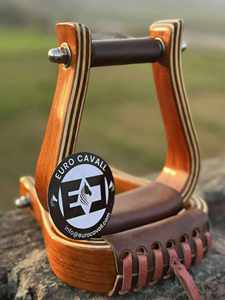 Estribos de Madera de Alta Calidad Estilo Occidental con Color y Tamaño Personalizables - Product Image 2