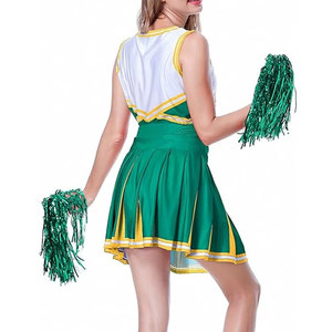 Derniers uniformes de cheerleading sans manches pour femmes, design personnalisé, taille adulte, polyester, séchage rapide, respirant, logo personnalisé, athlétique - Product Image 5