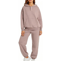 Ensemble de survêtement streetwear respirant surdimensionné pour homme, pantalon de survêtement tendance, tenue décontractée, polyester/coton, polaire d'hiver