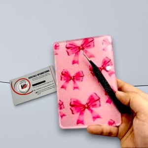 New Arrival Pink Bow Diamond Heart Shape Eco-Friendly Acrylic Magnetic Lash Tiles Private <b>Label</b> Lash Plate Eyelash Extension - Product Image 4